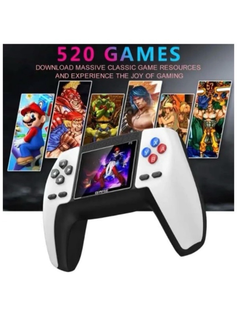 🆕- P5 Game Box Handheld Console Built in 520 Game. New in Box -Red